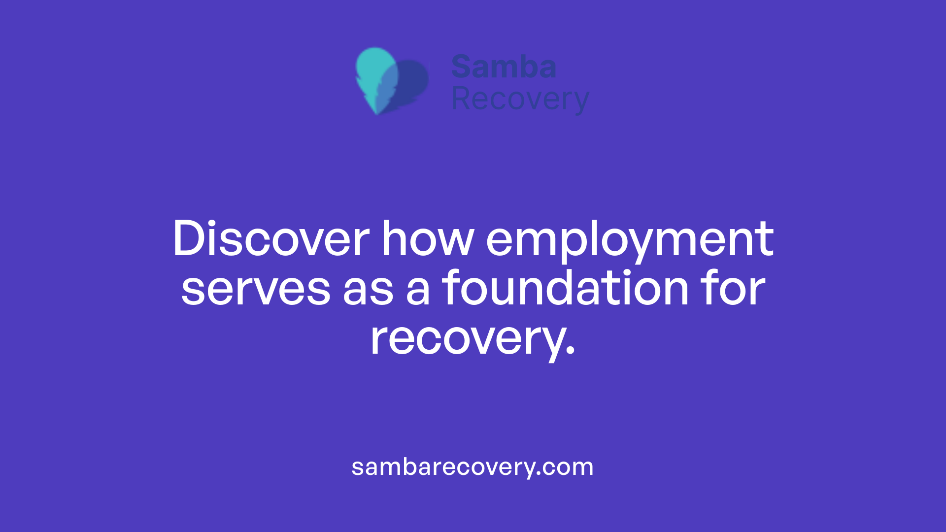Discover how employment serves as a foundation for recovery.