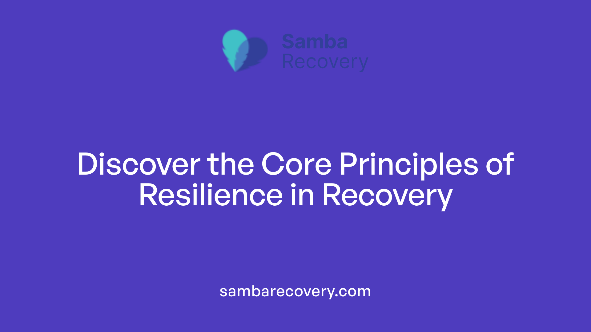 Discover the Core Principles of Resilience in Recovery