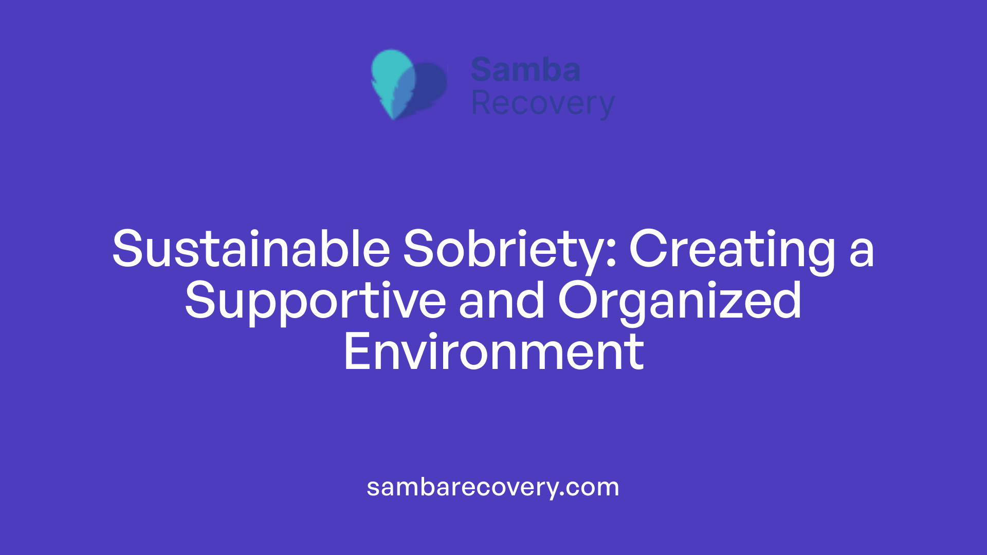 Sustainable Sobriety: Creating a Supportive and Organized Environment